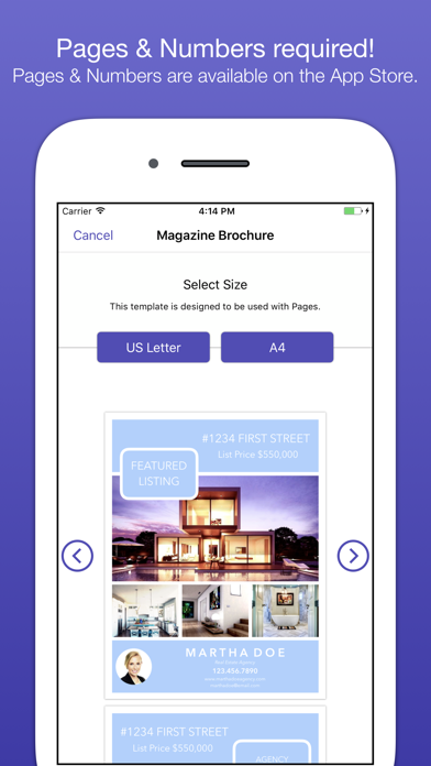 How to cancel & delete RealEstate Templates for Pages from iphone & ipad 4