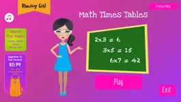 Game screenshot BrainyGirl Math Times Tables mod apk