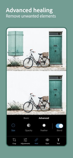 Photoshop Express Photo Editor app screenshot