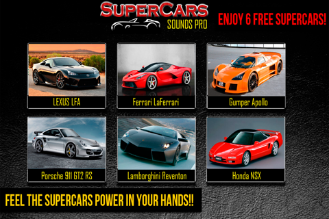 SuperCars Sounds Pro screenshot 2