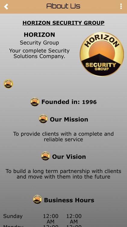 HORIZON SECURITY