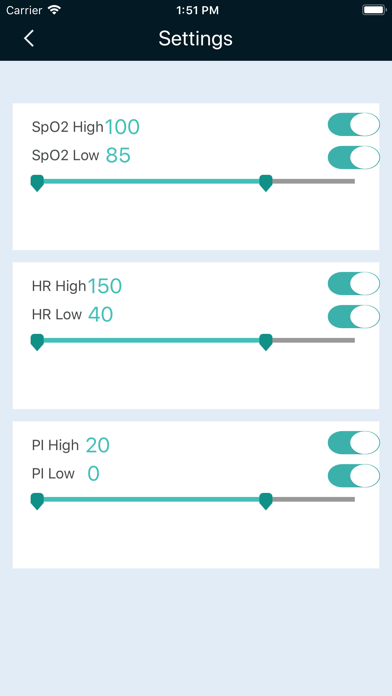 CareMeOximeter screenshot 3