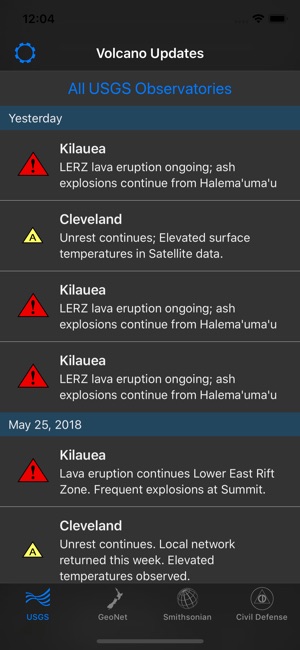 Volcano Updates(圖1)-速報App