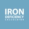 This Iron deficiency calculator app estimates the iron deficit in preparation for iron replacement using Ganzoni equation;