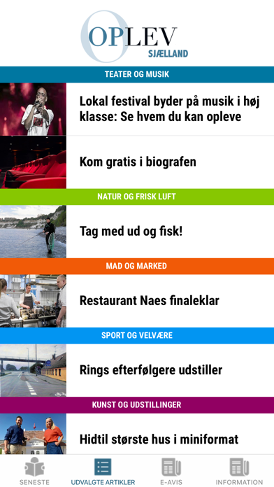 OPLEV Sjælland screenshot 2