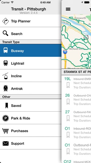 Transit Tracker - Pittsburgh(圖2)-速報App