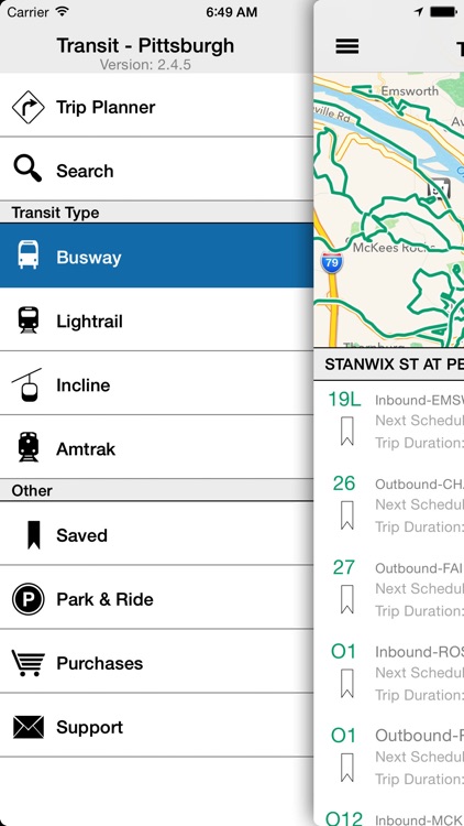 Transit Tracker - Pittsburgh