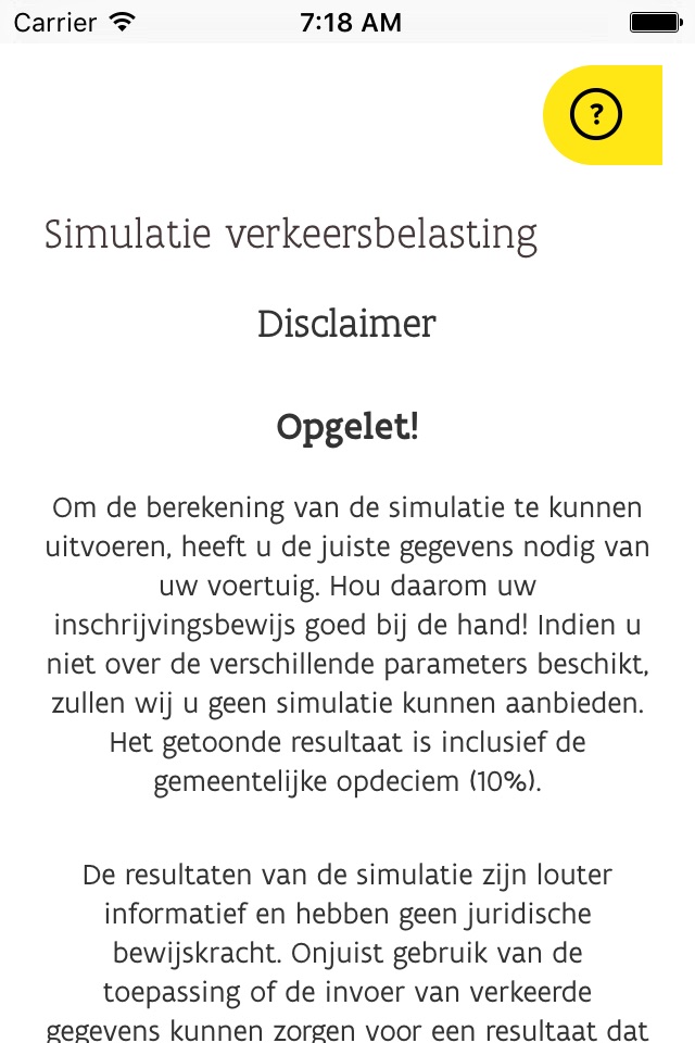 Simulatie BIV VKB screenshot 2