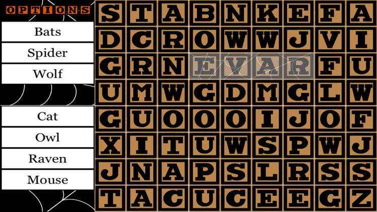 Word Owls WordSearch Halloween screenshot-3