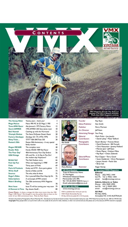 VMX Magazine – Quarterly