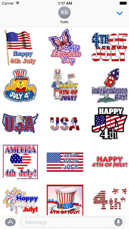 Animated Happy 4th of July