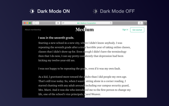 ‎Dark Mode for Safari Screenshot