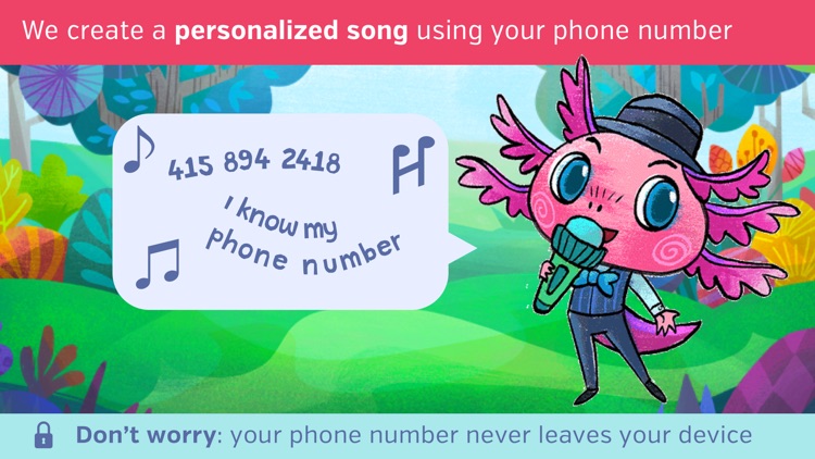 Teach Phone Number To Kids