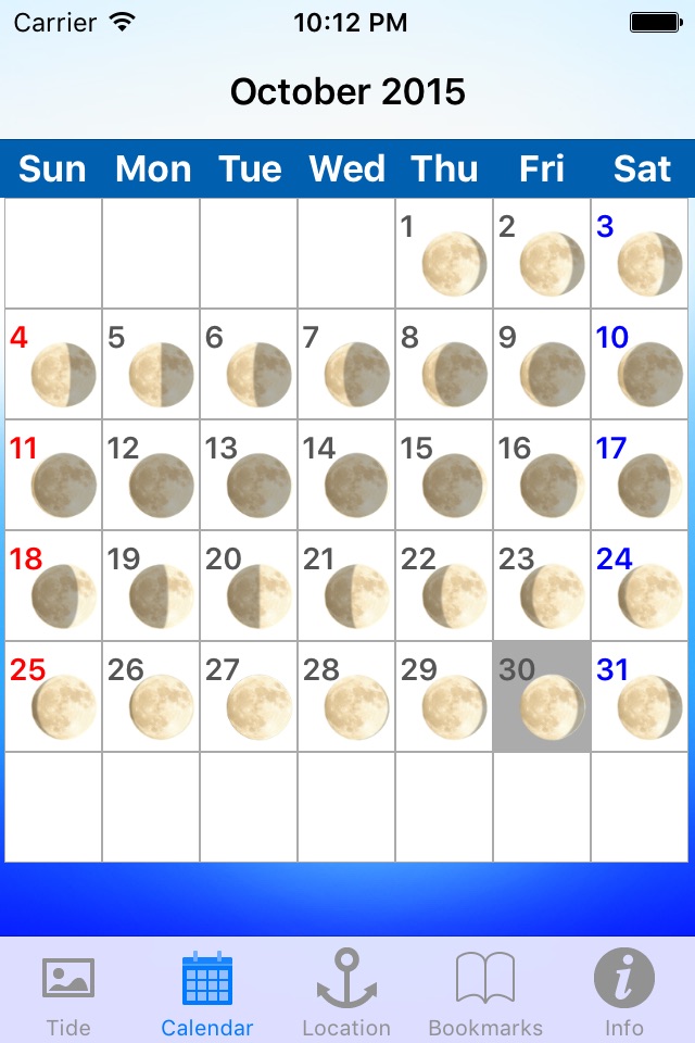 Tide Chart USA screenshot 2