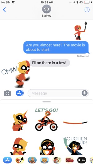 Pixar Stickers: Incredibles 2