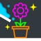 Icon Draw Water & Flower