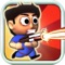 'Little Rambo' is an action game starring the lovable hero Little Rambo as he runs, shooting and destroying enemies and hurdles with nothing to lose