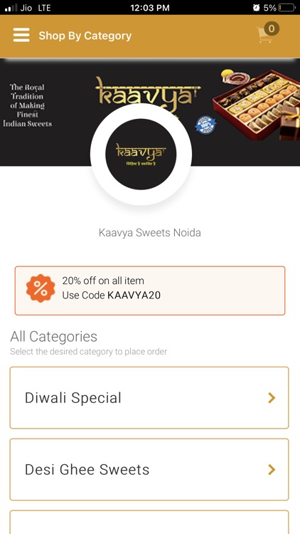 Kaavya Sweets