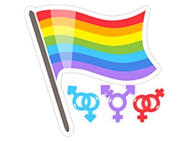 LGBT Days Stickers is Portuguese
