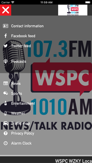 How to cancel & delete 107.3FM & 1010AM WSPC from iphone & ipad 2