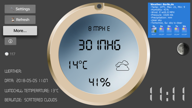 LCD Weather Barometer