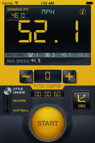 Baseball Speed Radar Gun Pro - náhled
