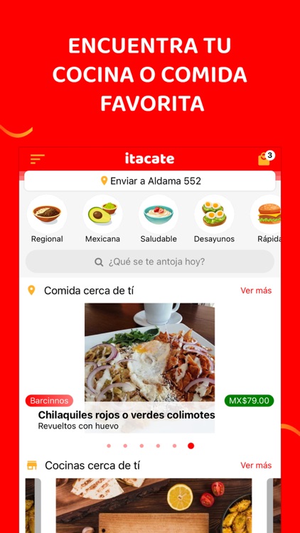 Itacate - comida a domicilio