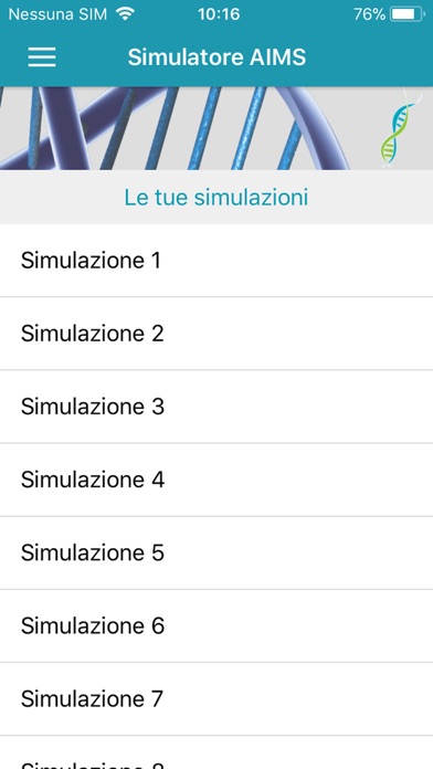 Simulatore AIMS screenshot 2