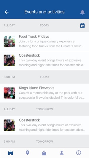 kings island on the app store iphone screenshots