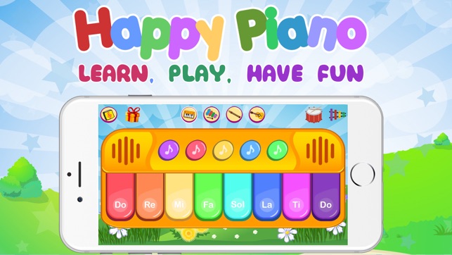 Happy Piano - Drum & Xylophone