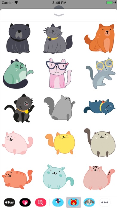 Animated Crazy Cats Stickers Screenshot 1