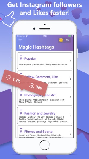 iphone screenshots - best hashtags to get likes and followers on instagram