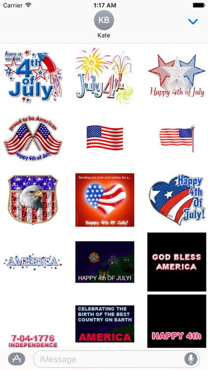 Animated Happy 4th of July