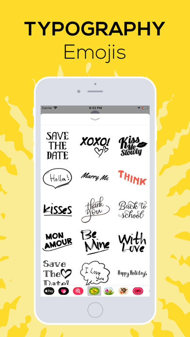 Typography Emojis screenshot 3
