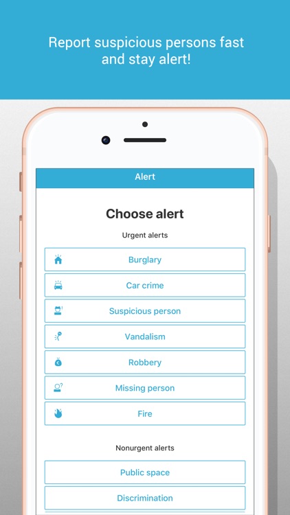 WeAlert - safer neighborhoods