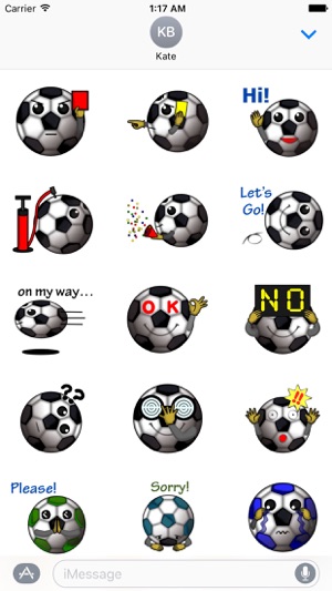 BallMoji Soccer Ball Sticker(圖1)-速報App