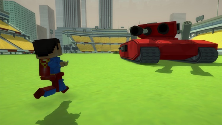 Blocky Superhero Crime Battle screenshot-3