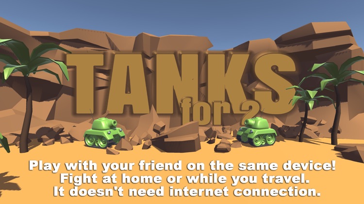Tanks 3D for 2 players