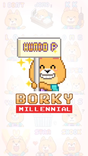 Animated Borky Millennial