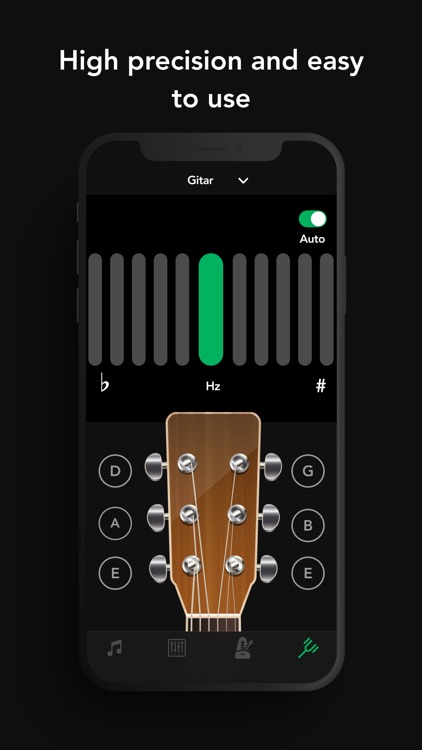 Guitar - Ukulele - Bass Tuner