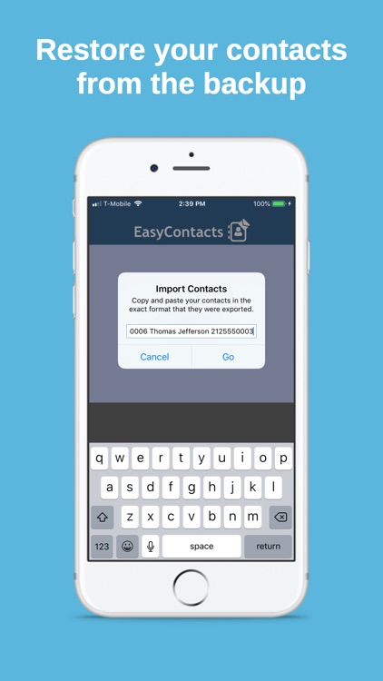 EasyContacts - Contacts Backup screenshot-3