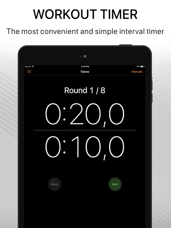 CrossFit Timer - special timer for workout of the day, tabata training, sport training, interval training, interval tabata, crossfit timer and crossfit tabata workout screenshot