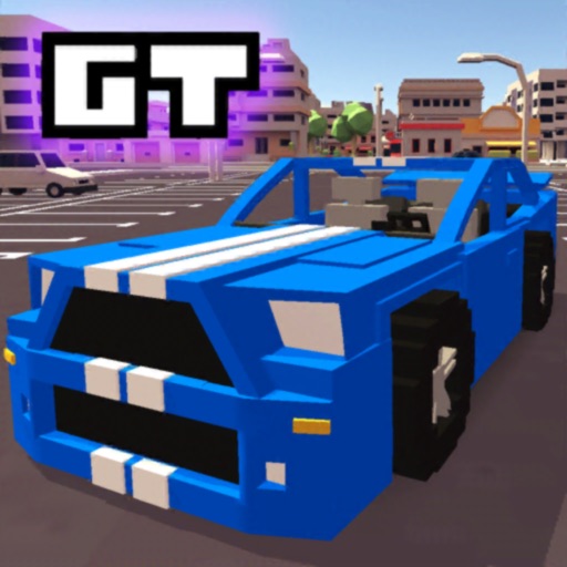 Blocky Car Racer Icon