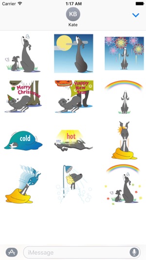 Italian Greyhound Dog Stickers(圖3)-速報App