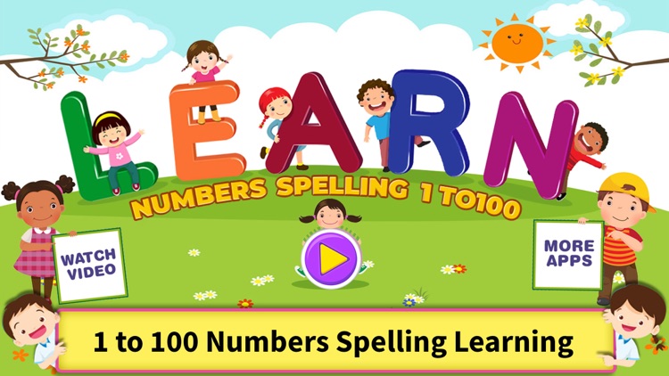 Learn Numbers Spelling 1-100