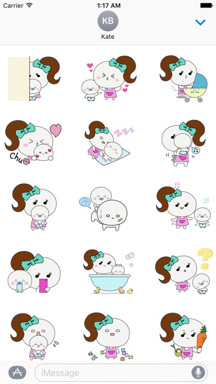 Mother And Her Child Sticker