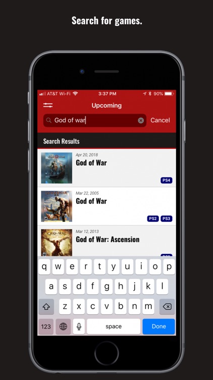Game Seeker - New & Upcoming