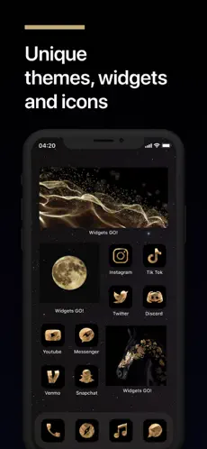 Screenshot 3 Widgets GO! Temas Iconos iphone