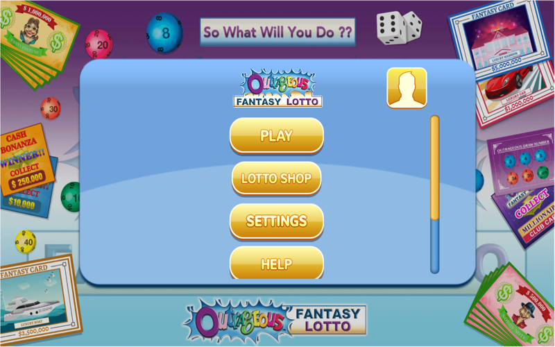Outrageous Fantasy Lotto screenshot 2