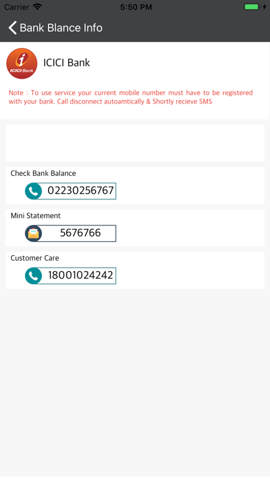 Bank Balance - Missed Called screenshot 4